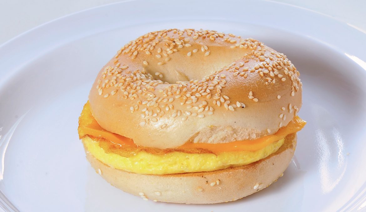Egg and Cheese on a Bagel
